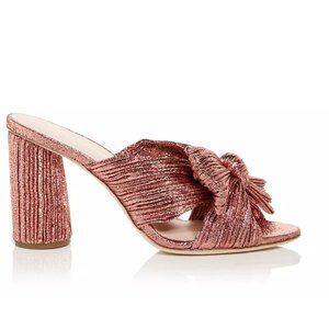 Loeffler Randall Women's Penny Pleated High Heel Slide Sandals Size 9